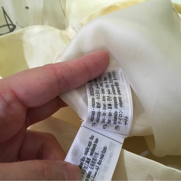 ZARA patchwork midi skirt ZW collection SEQUINS GRAPHICS Women’s Small 2743/175 - Picture 6 of 9